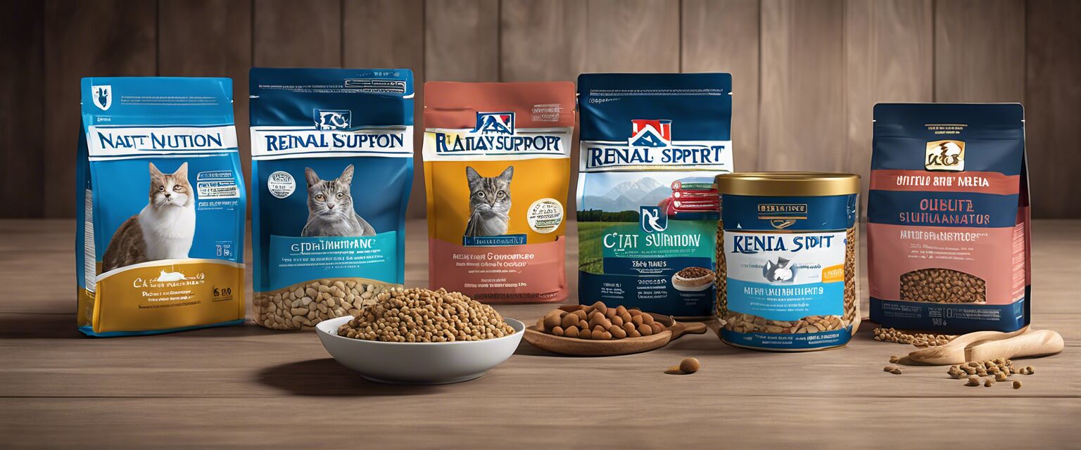 Renal support cat food